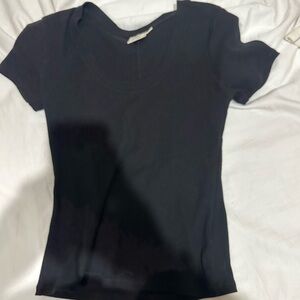 White Crow Black Short Sleeve Tee